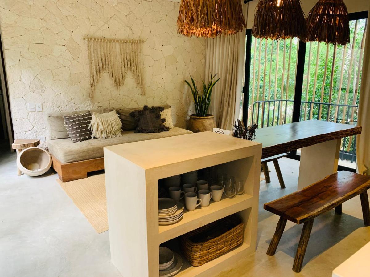 Vida Jungle Boho Apart 9 With Special Fee To Access Hotel Bardo Tulum Eksteriør billede