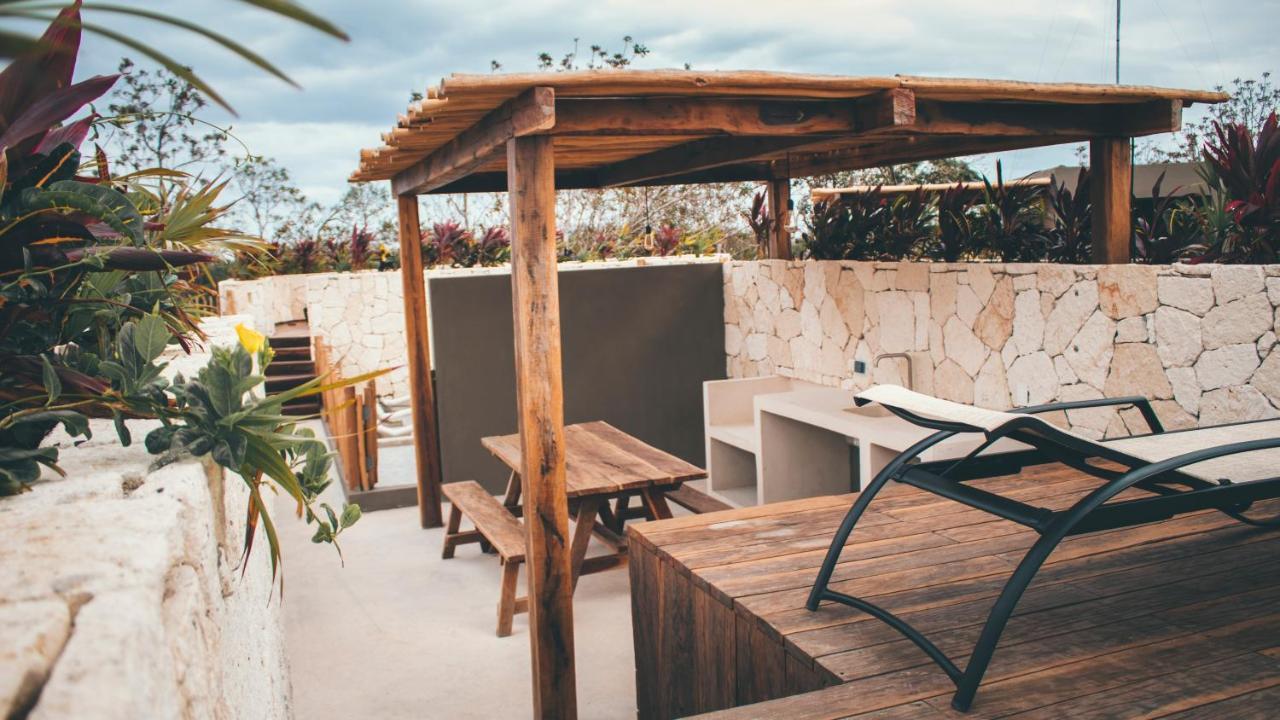 Vida Jungle Boho Apart 9 With Special Fee To Access Hotel Bardo Tulum Eksteriør billede